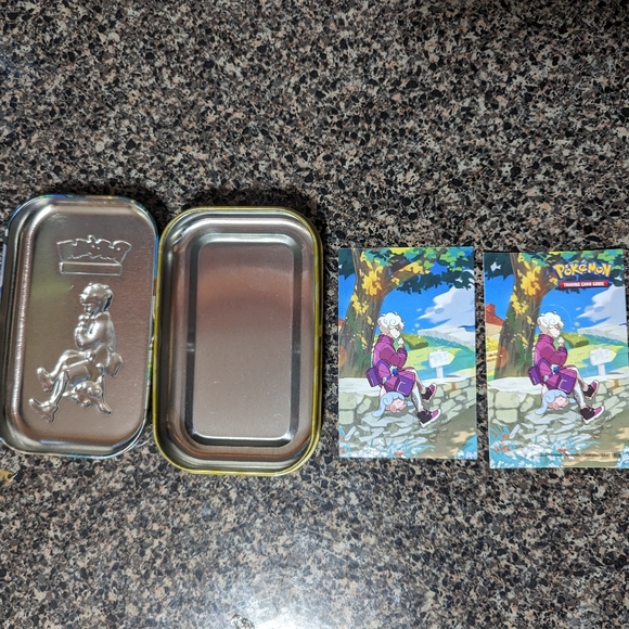 Pokémon Mini Tin X3 w/ Mini Art Card and Sticker (Empty) - Picture 7 of 9